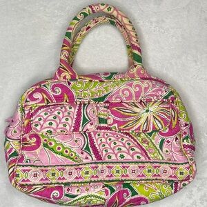 Vera Bradley Quilted Pink Paisley Top-Handle Bag